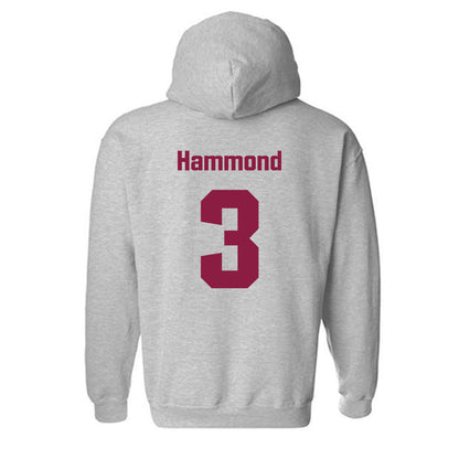 Virginia Tech - NCAA Men's Basketball : Ben Hammond - Fashion Shersey Hooded Sweatshirt-1