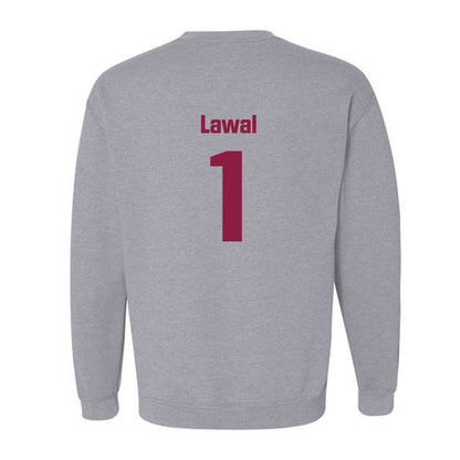 Virginia Tech - NCAA Men's Basketball : Tobi Lawal - Fashion Shersey Crewneck Sweatshirt-1