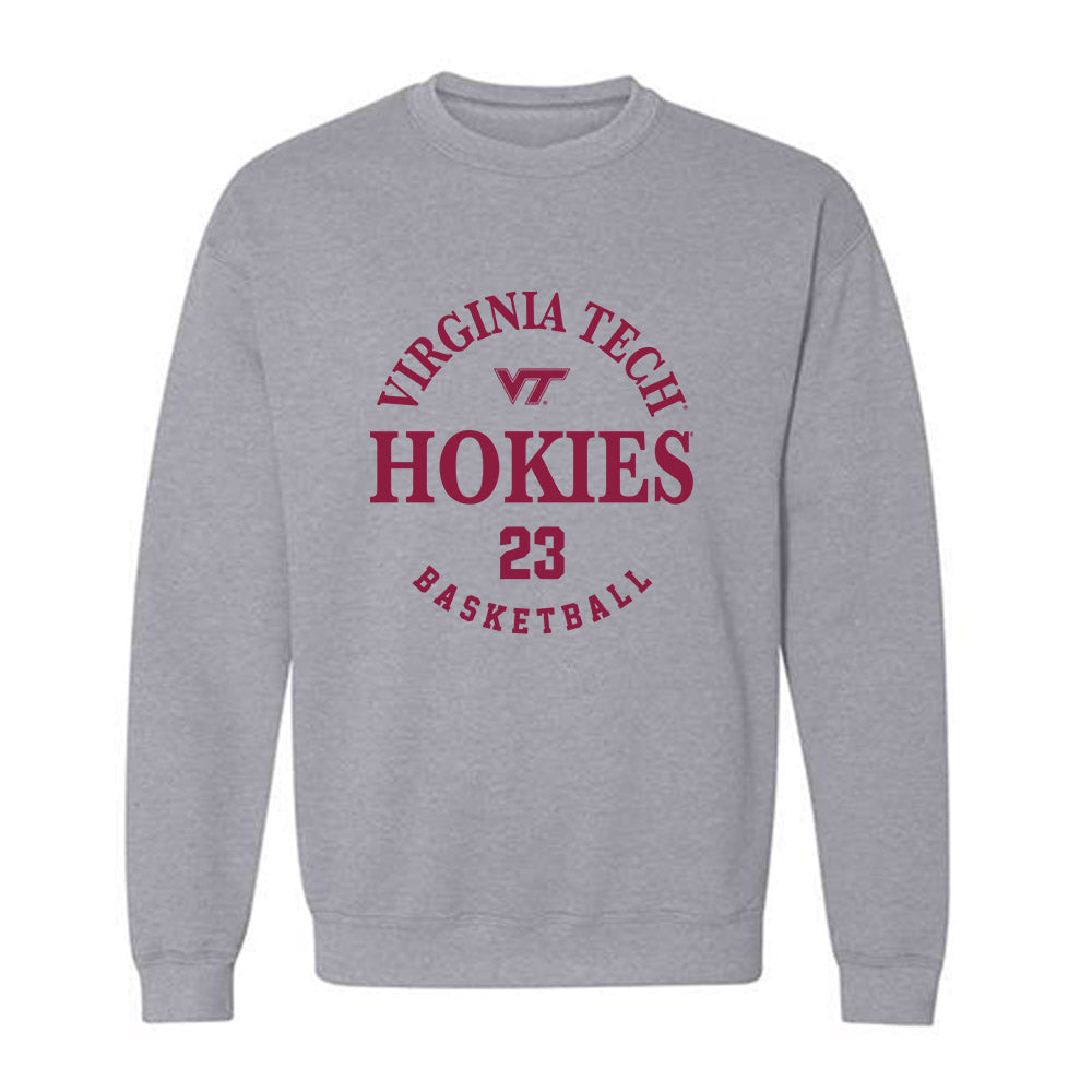 Virginia Tech - NCAA Women's Basketball : Alyssa Latham - Fashion Shersey Crewneck Sweatshirt-0