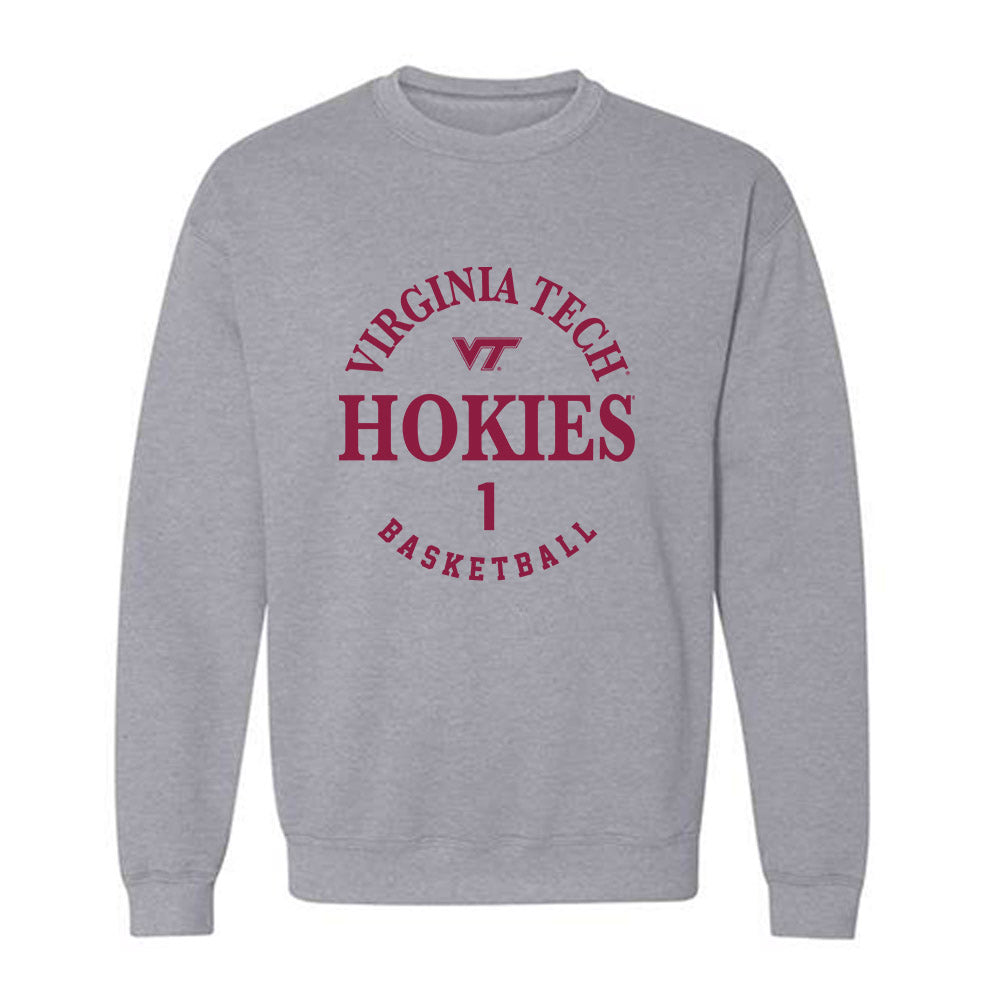 Virginia Tech - NCAA Women's Basketball : Carleigh Wenzel - Fashion Shersey Crewneck Sweatshirt-0