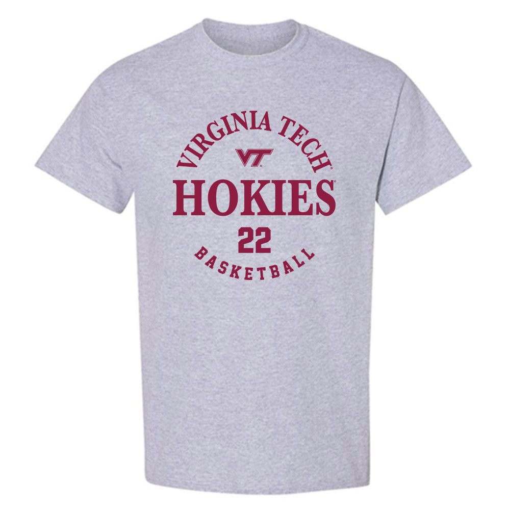 Virginia Tech - NCAA Men's Basketball : Solomon Davis - Fashion Shersey T-Shirt-0