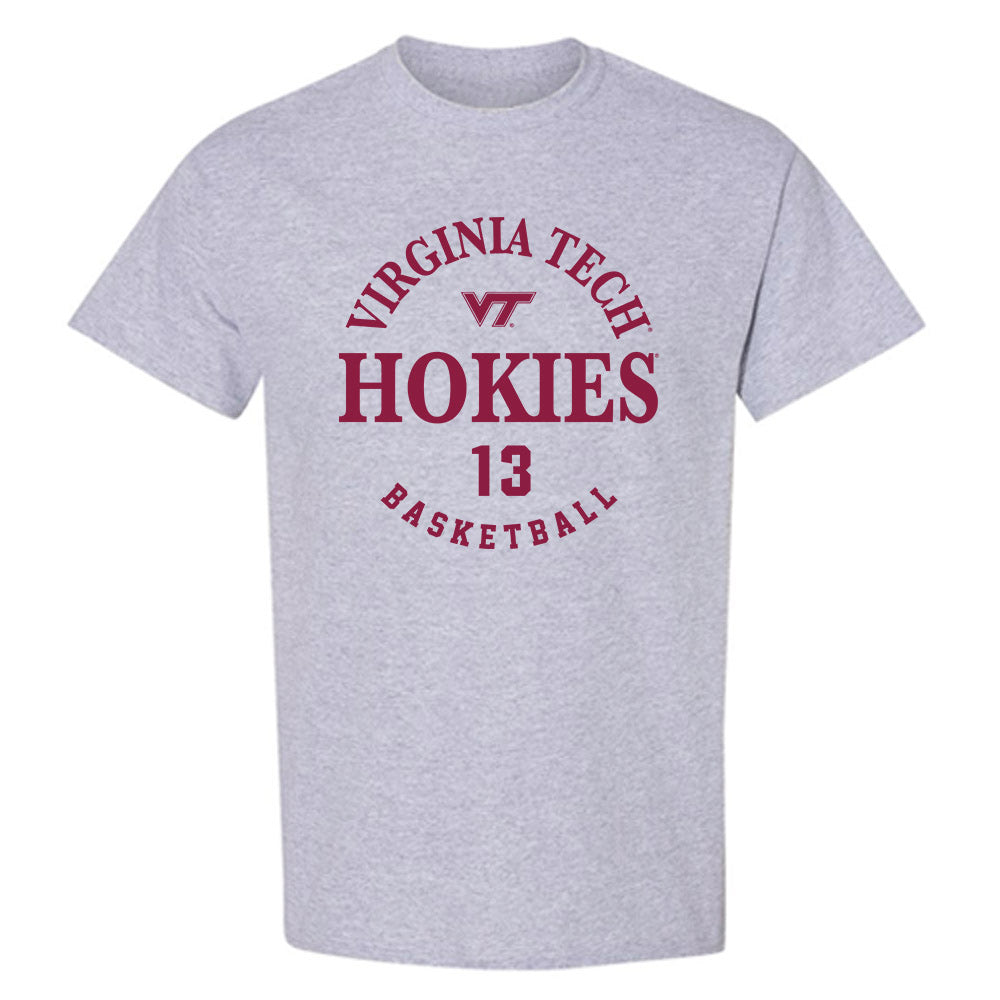 Virginia Tech - NCAA Men's Basketball : Amani Hansberry - Fashion Shersey T-Shirt-0