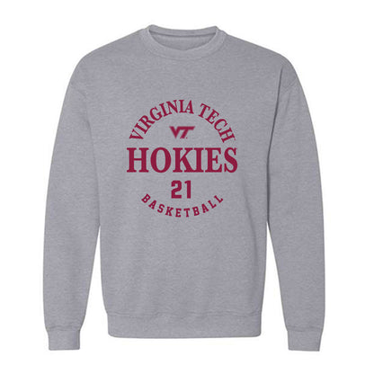 Virginia Tech - NCAA Women's Basketball : Melannie Daley - Fashion Shersey Crewneck Sweatshirt-0