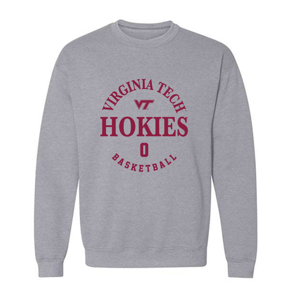 Virginia Tech - NCAA Men's Basketball : Jaylen Curry - Fashion Shersey Crewneck Sweatshirt-0
