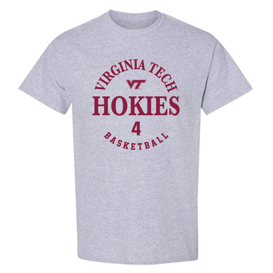 Virginia Tech - NCAA Men's Basketball : Izaiah Pasha - Fashion Shersey T-Shirt-0