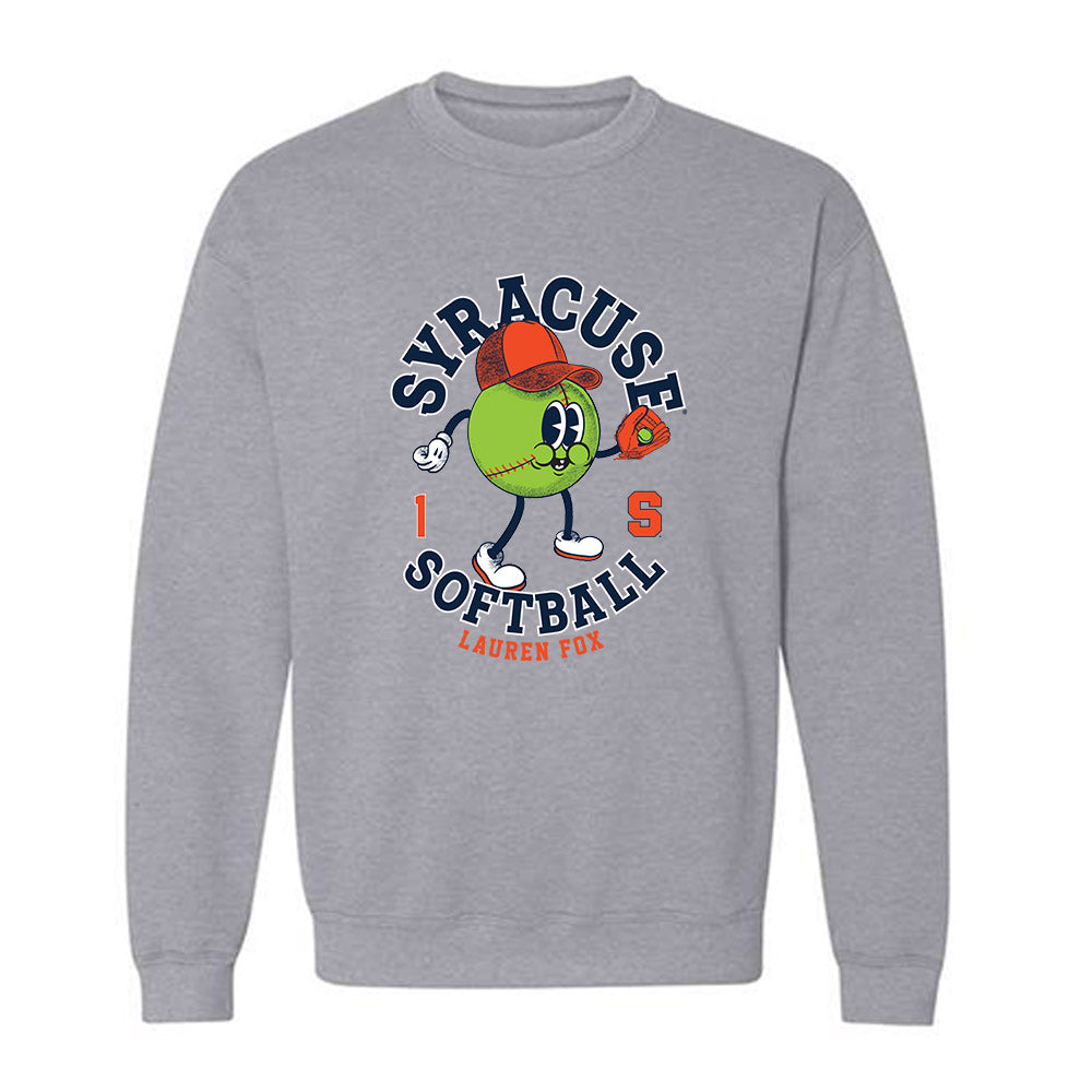 Syracuse - NCAA Softball : Lauren Fox - Fashion Shersey Crewneck Sweatshirt-0