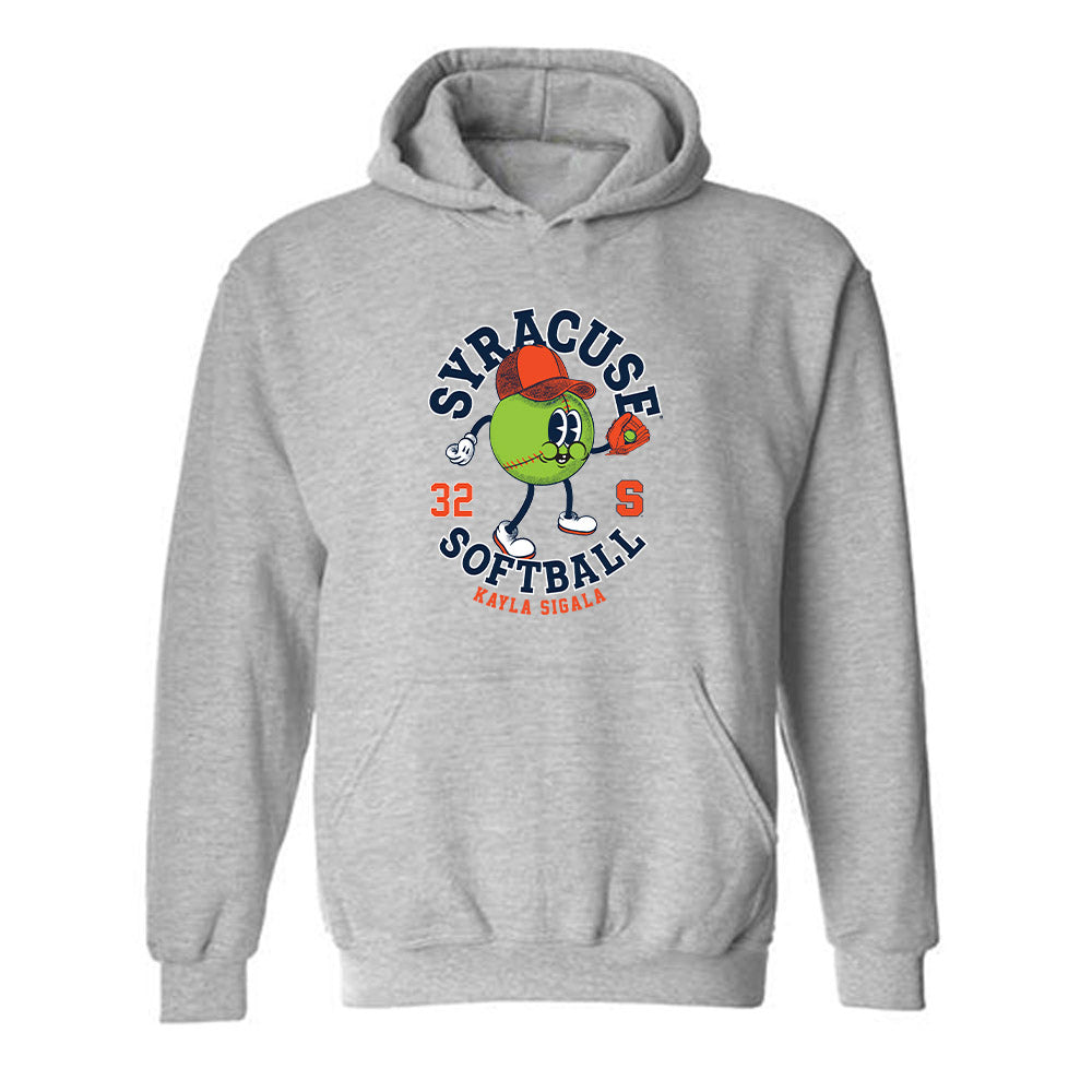 Syracuse - NCAA Softball : Kayla Sigala - Fashion Shersey Hooded Sweatshirt-0