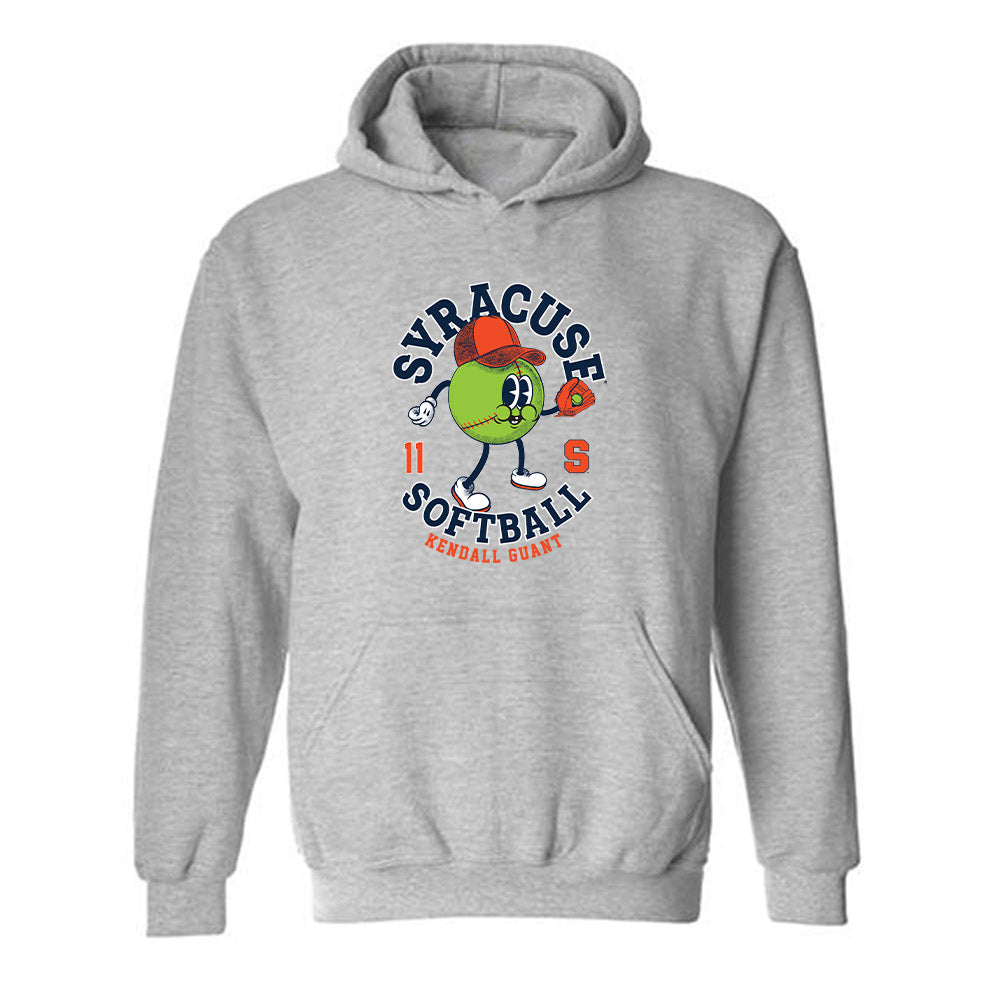 Syracuse - NCAA Softball : Kendall Guant - Fashion Shersey Hooded Sweatshirt-0