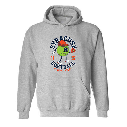 Syracuse - NCAA Softball : Kendall Guant - Fashion Shersey Hooded Sweatshirt-0