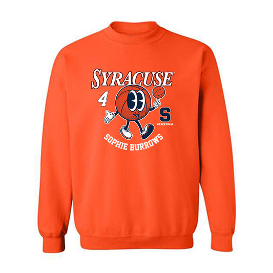 Syracuse - NCAA Women's Basketball : Sophie Burrows - Fashion Shersey Crewneck Sweatshirt-0