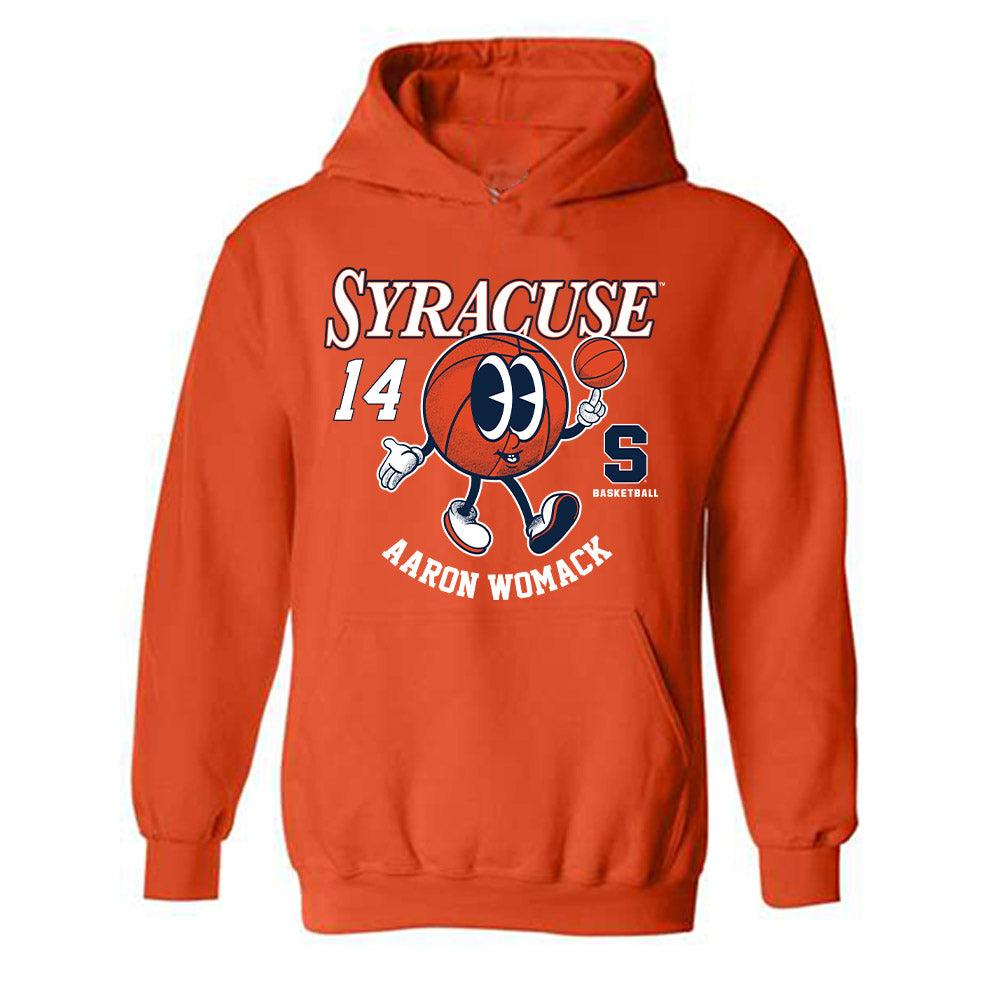 Syracuse - NCAA Men's Basketball : Aaron Womack - Fashion Shersey Hooded Sweatshirt-0