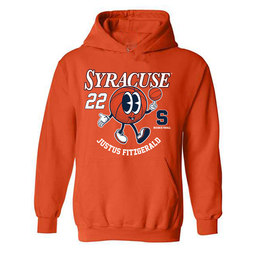 Syracuse - NCAA Women's Basketball : Justus Fitzgerald - Fashion Shersey Hooded Sweatshirt-0