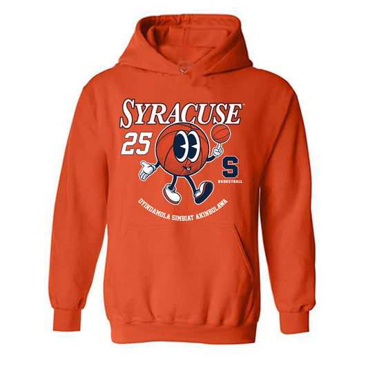 Syracuse - NCAA Women's Basketball : Oyindamola Simbiat Akinbolawa - Fashion Shersey Hooded Sweatshirt-0