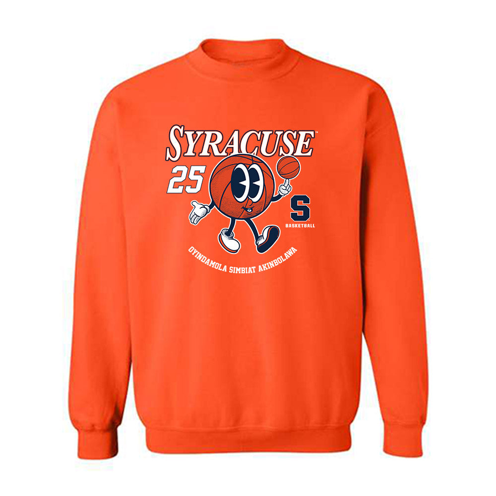 Syracuse - NCAA Women's Basketball : Oyindamola Simbiat Akinbolawa - Fashion Shersey Crewneck Sweatshirt-0