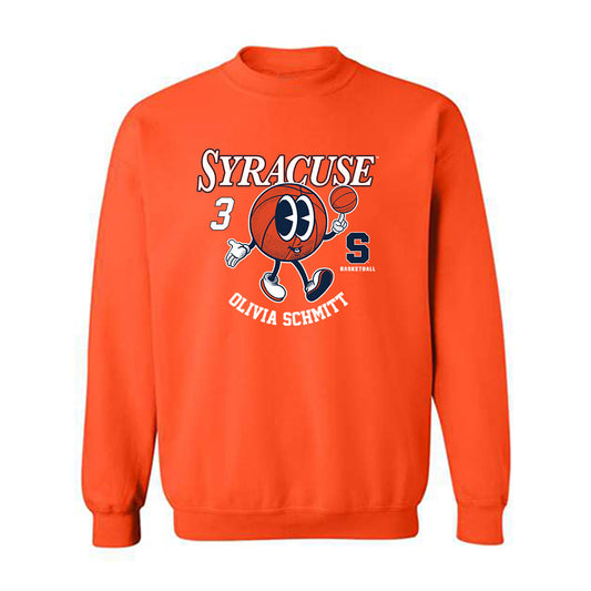Syracuse - NCAA Women's Basketball : Olivia Schmitt - Fashion Shersey Crewneck Sweatshirt