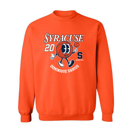 Syracuse - NCAA Women's Basketball : Dominique Darius - Fashion Shersey Crewneck Sweatshirt-0
