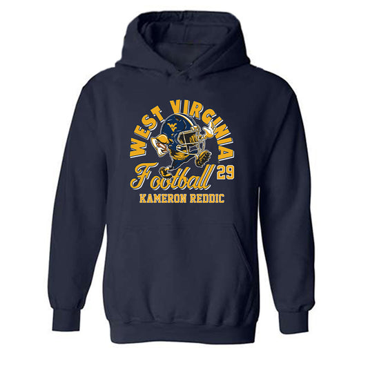 West Virginia - NCAA Football : Kameron Reddic - Fashion Shersey Hooded Sweatshirt-0