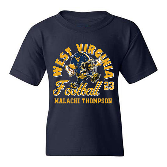 West Virginia - NCAA Football : Malachi Thompson - Fashion Shersey Youth T-Shirt-0