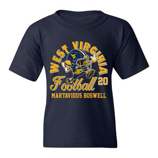 West Virginia - NCAA Football : Martavious Boswell - Fashion Shersey Youth T-Shirt-0
