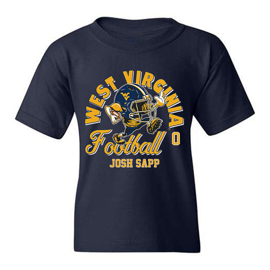 West Virginia - NCAA Football : Josh Sapp - Fashion Shersey Youth T-Shirt-0