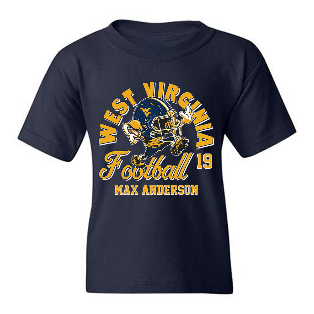 West Virginia - NCAA Football : Max Anderson - Fashion Shersey Youth T-Shirt-0