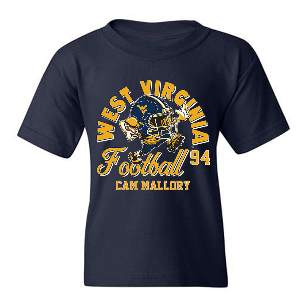West Virginia - NCAA Football : Cam Mallory - Fashion Shersey Youth T-Shirt-0