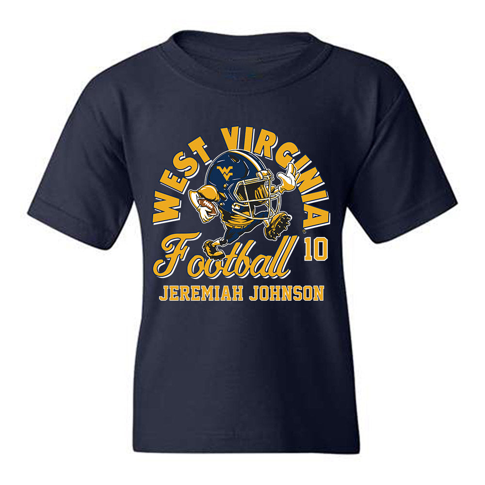 West Virginia - NCAA Football : Jeremiah Johnson - Fashion Shersey Youth T-Shirt-0