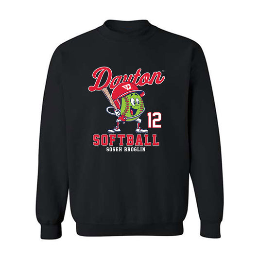Dayton - NCAA Softball : Soseh Broglin - Fashion Shersey Crewneck Sweatshirt-0