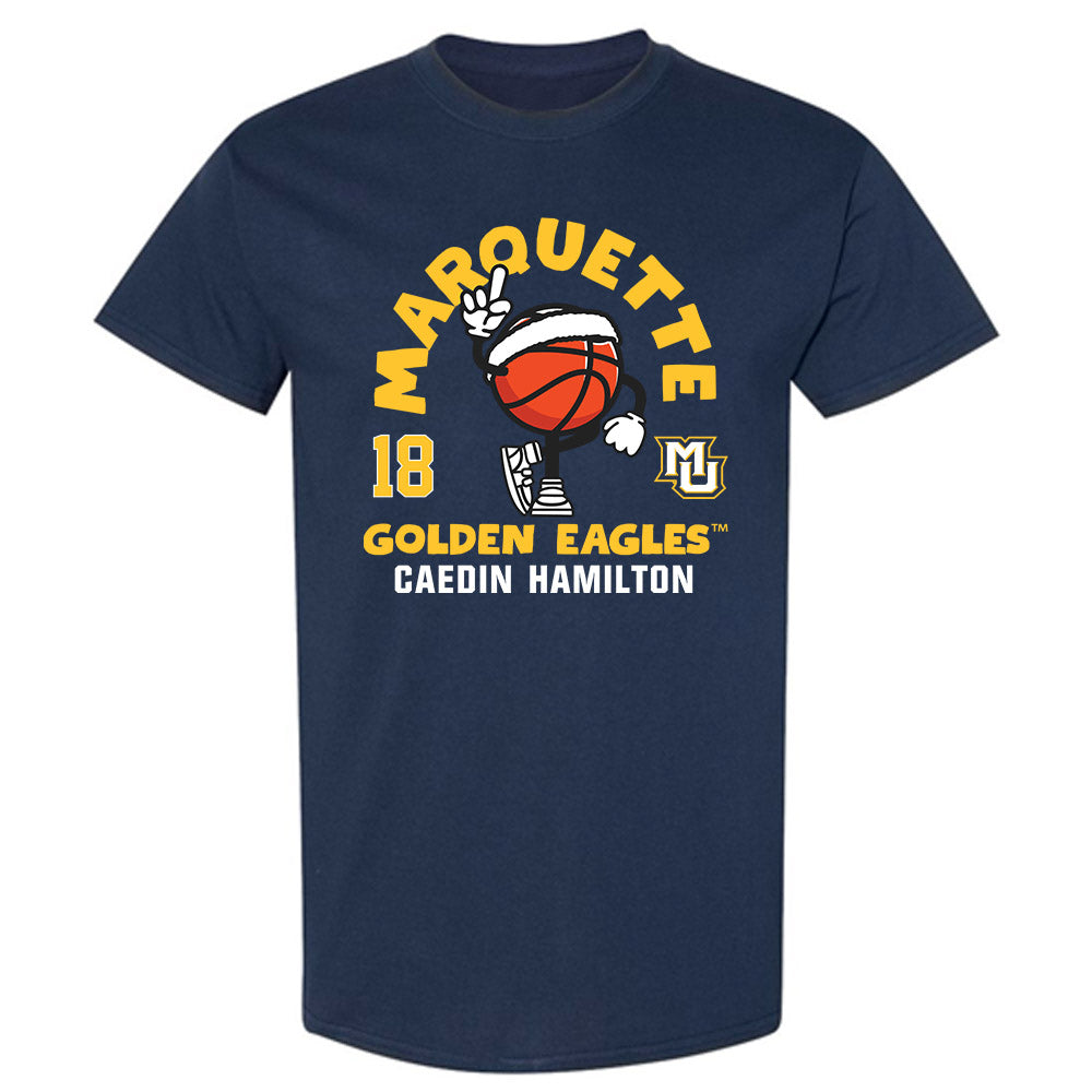 Marquette - NCAA Men's Basketball : Caedin Hamilton - Fashion Shersey T-Shirt-0