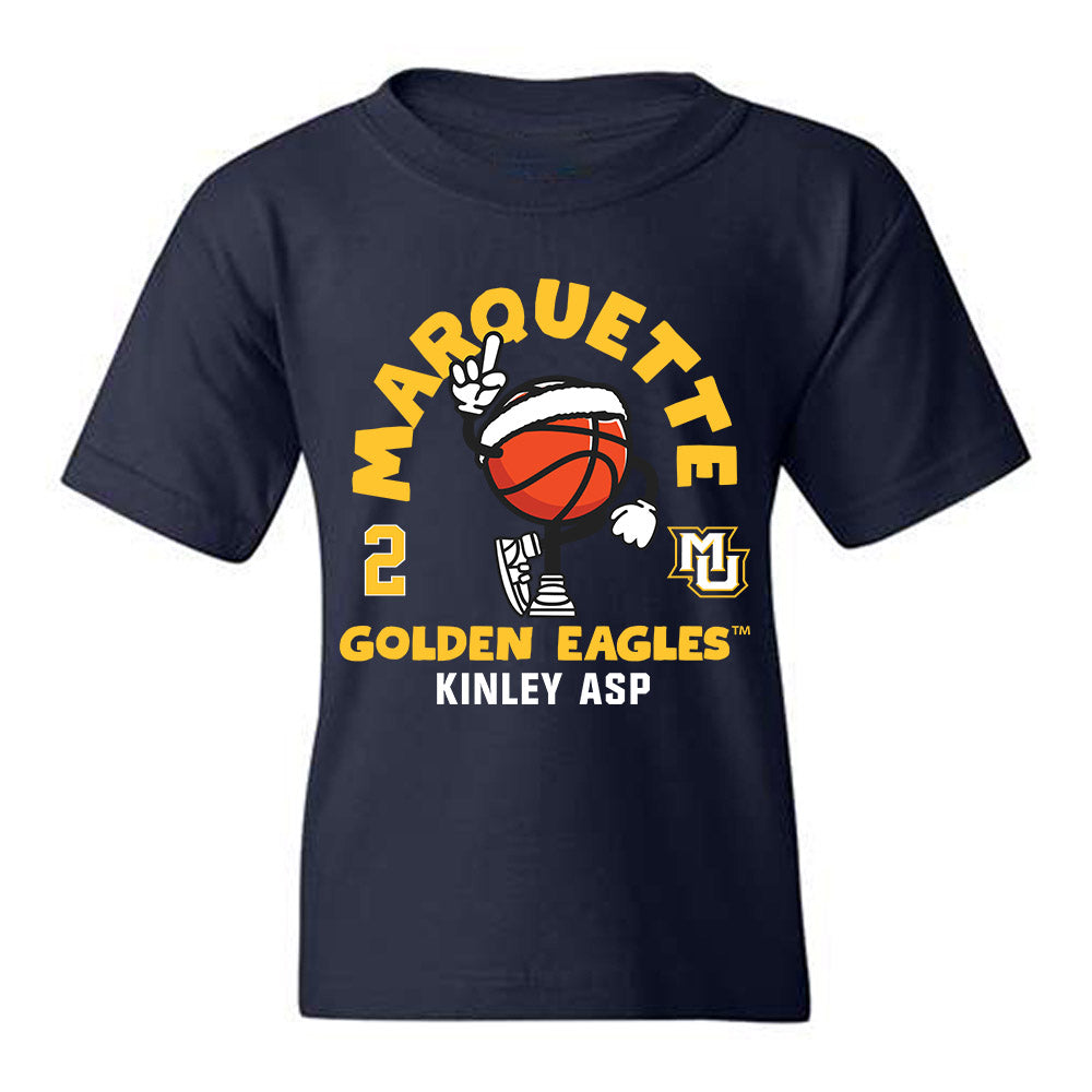 Marquette - NCAA Women's Basketball : Kinley Asp - Fashion Shersey Youth T-Shirt-0