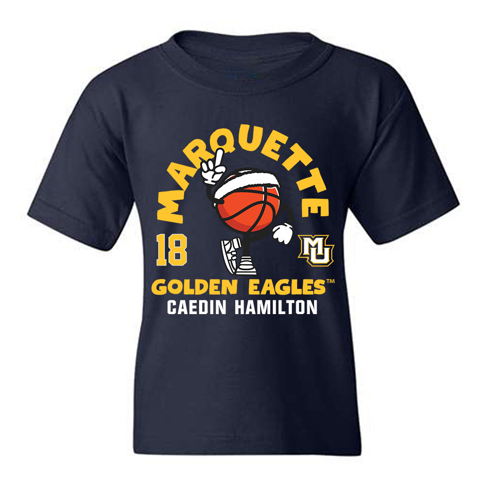 Marquette - NCAA Men's Basketball : Caedin Hamilton - Fashion Shersey Youth T-Shirt-0