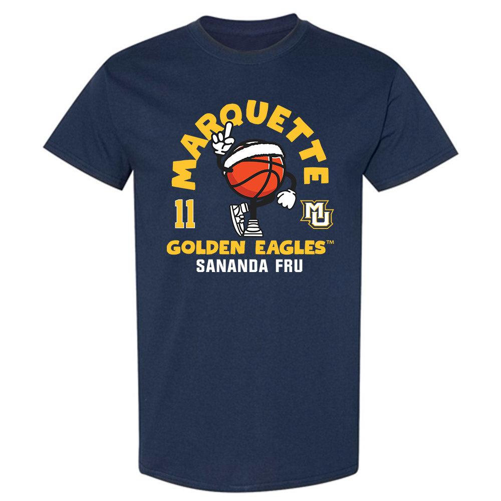 Marquette - NCAA Men's Basketball : Sananda Fru - Fashion Shersey T-Shirt-0