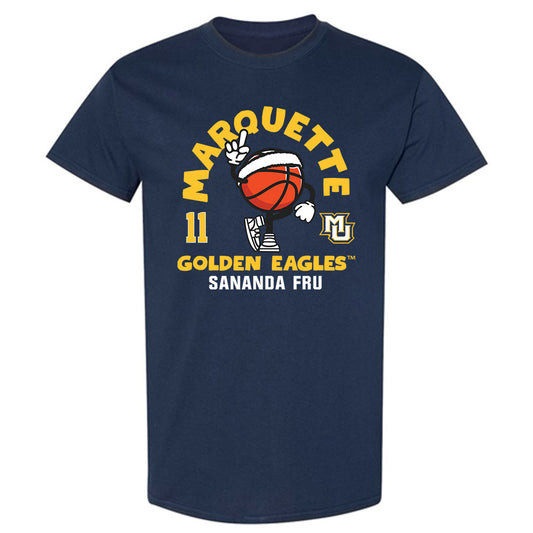 Marquette - NCAA Men's Basketball : Sananda Fru - Fashion Shersey T-Shirt-0