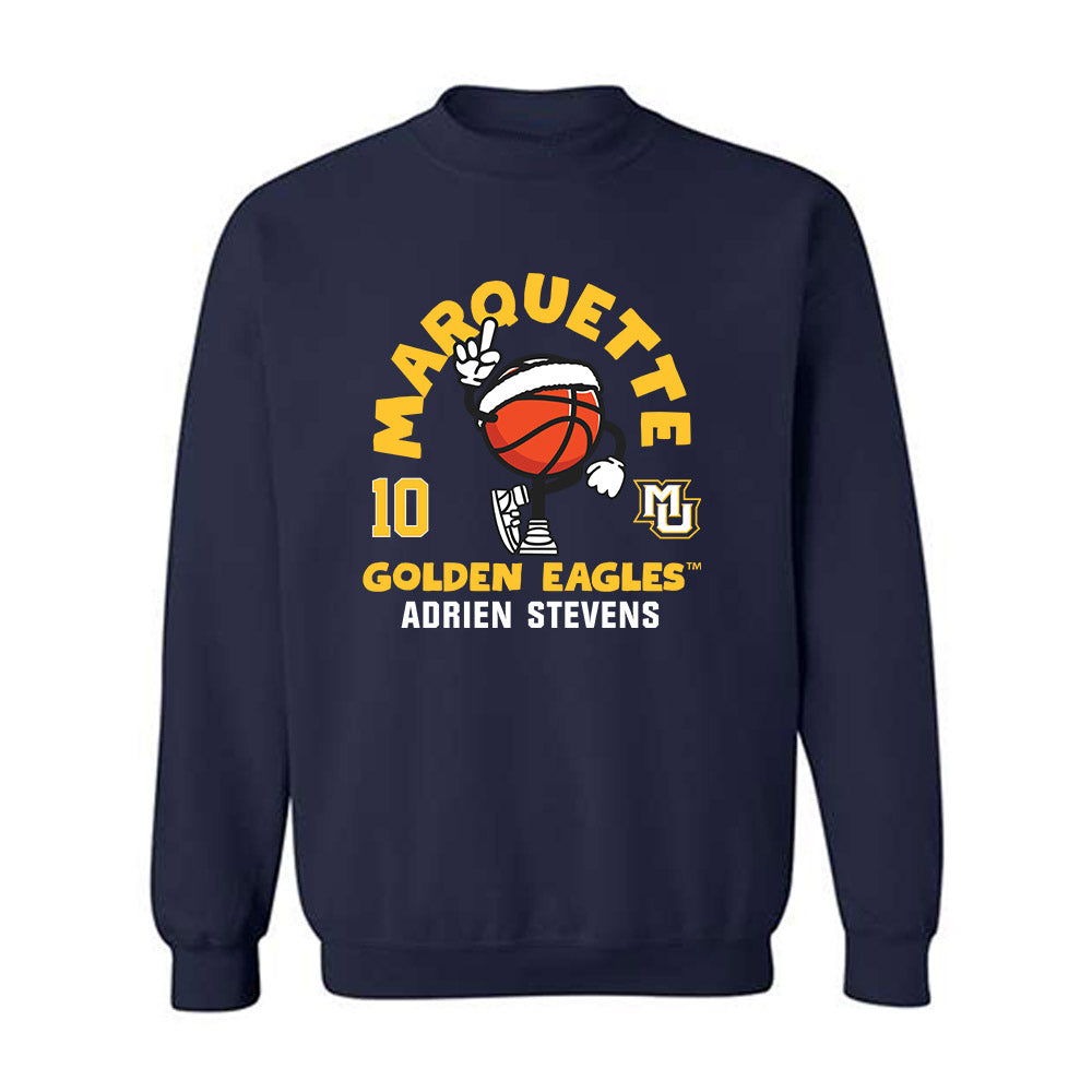 Marquette - NCAA Men's Basketball : Adrien Stevens - Fashion Shersey Crewneck Sweatshirt-0
