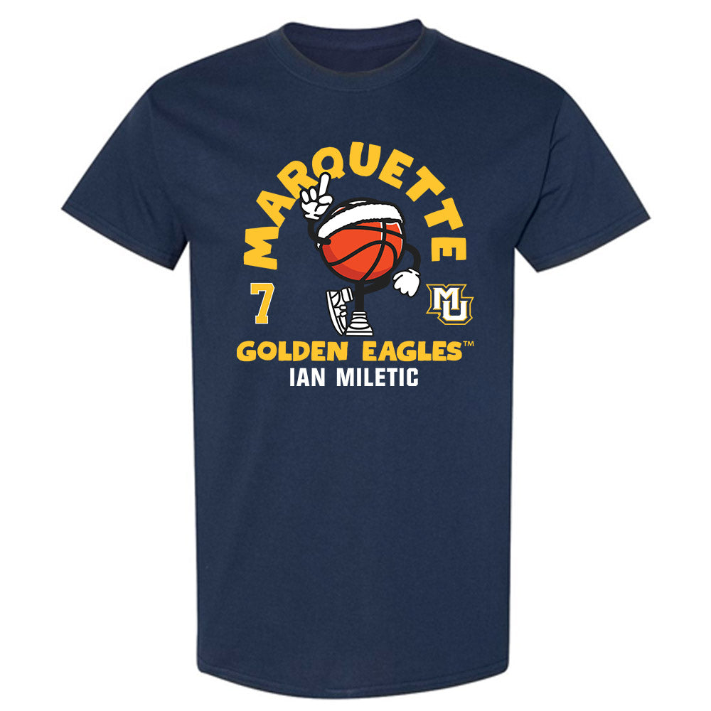 Marquette - NCAA Men's Basketball : Ian Miletic - Fashion Shersey T-Shirt-0