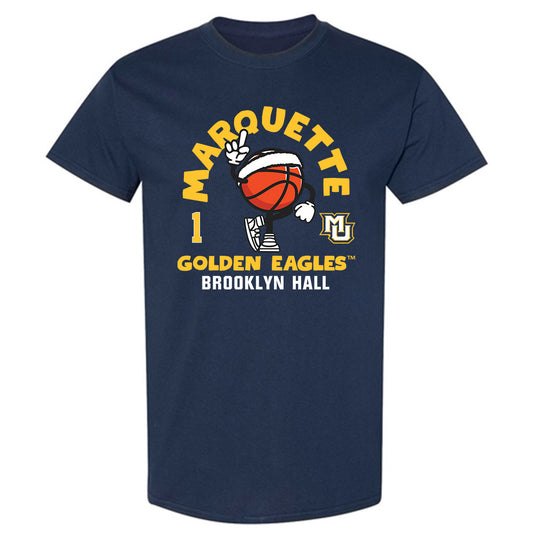 Marquette - NCAA Women's Basketball : Brooklyn Hall - Fashion Shersey T-Shirt-0