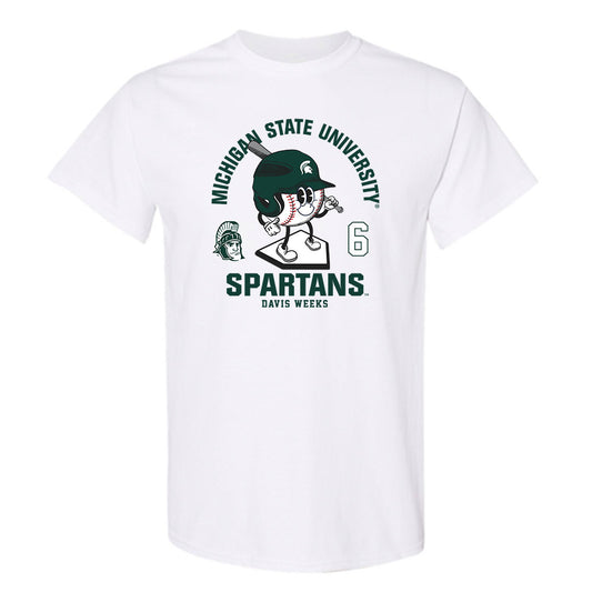 Michigan State - NCAA Baseball : Davis Weeks - T-Shirt-0