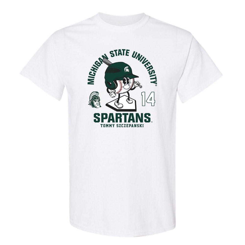 Michigan State - NCAA Baseball : Tommy Szczepanski - T-Shirt-0