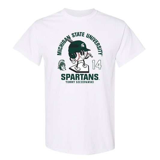 Michigan State - NCAA Baseball : Tommy Szczepanski - T-Shirt-0