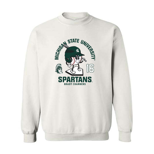 Michigan State - NCAA Baseball : Brady Chambers - Crewneck Sweatshirt-0