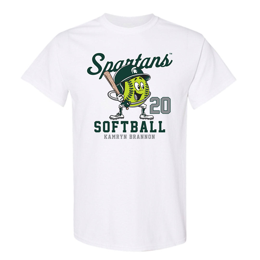Michigan State - NCAA Softball : Kamryn Brannon - Fashion Shersey T-Shirt-0