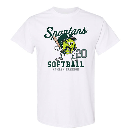 Michigan State - NCAA Softball : Kamryn Brannon - Fashion Shersey T-Shirt-0