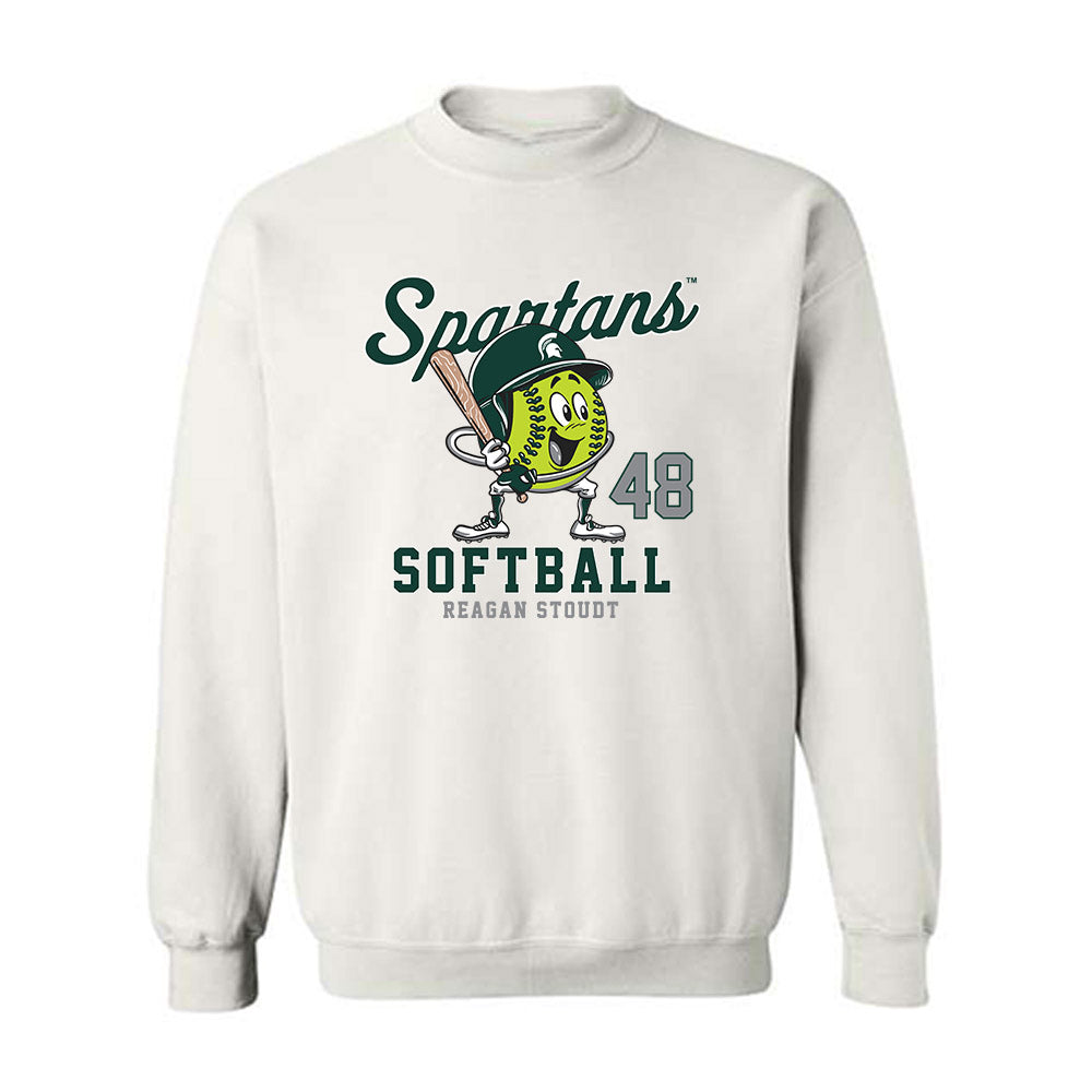 Michigan State - NCAA Softball : Reagan Stoudt - Fashion Shersey Crewneck Sweatshirt-0