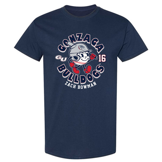 Gonzaga - NCAA Baseball : Zach Bowman - Fashion Shersey T-Shirt-0