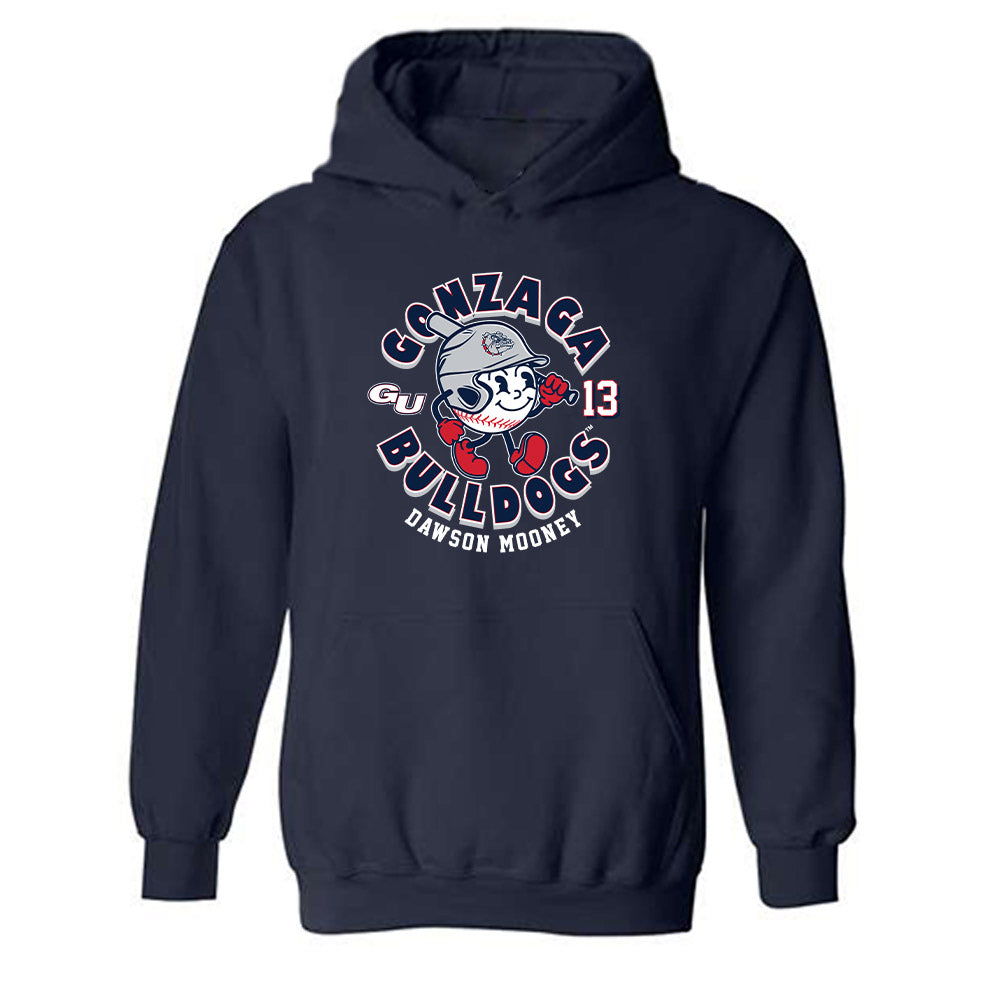Gonzaga - NCAA Baseball : Dawson Mooney - Fashion Shersey Hooded Sweatshirt-0
