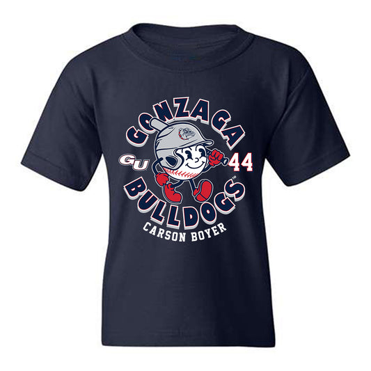 Gonzaga - NCAA Baseball : Carson Boyer - Fashion Shersey Youth T-Shirt-0
