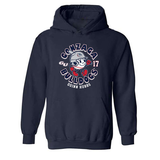 Gonzaga - NCAA Baseball : Quinn Hubbs - Fashion Shersey Hooded Sweatshirt-0
