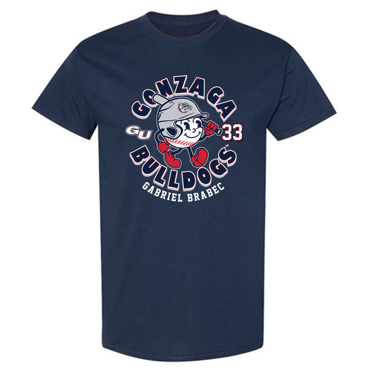 Gonzaga - NCAA Baseball : Gabriel Brabec - Fashion Shersey T-Shirt-0