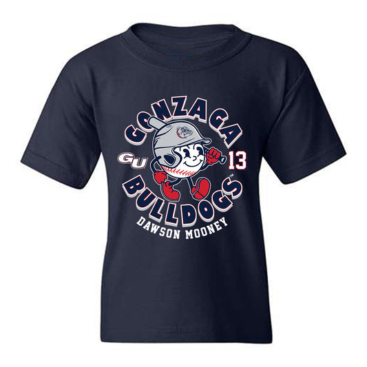 Gonzaga - NCAA Baseball : Dawson Mooney - Fashion Shersey Youth T-Shirt-0