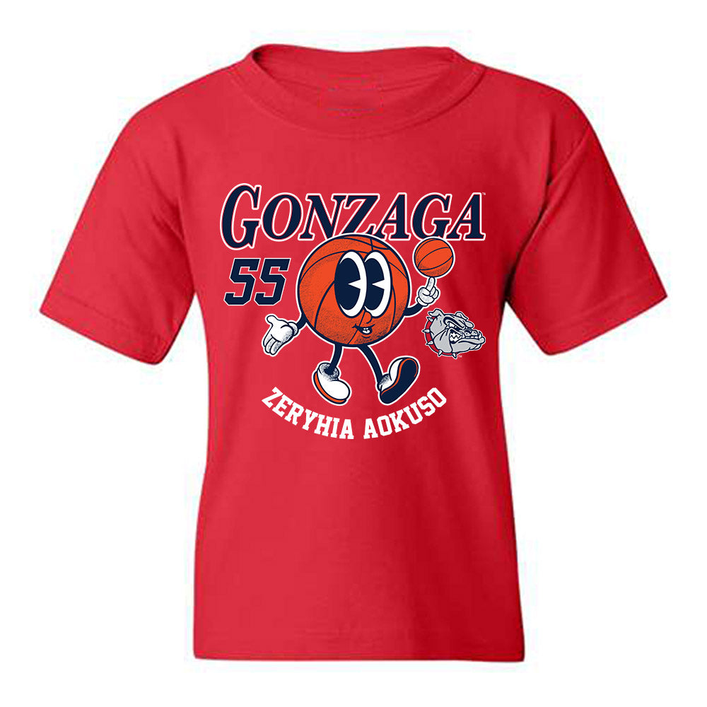Gonzaga - NCAA Women's Basketball : Zeryhia Aokuso - Fashion Shersey Youth T-Shirt-0